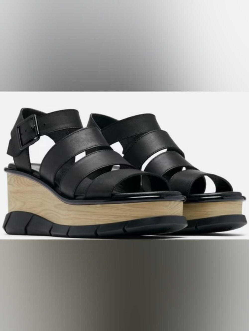 Sorel Women's Joanie™ III Ankle Strap Wedge Sandals Size 9 Used Exc - Picture 2 of 11